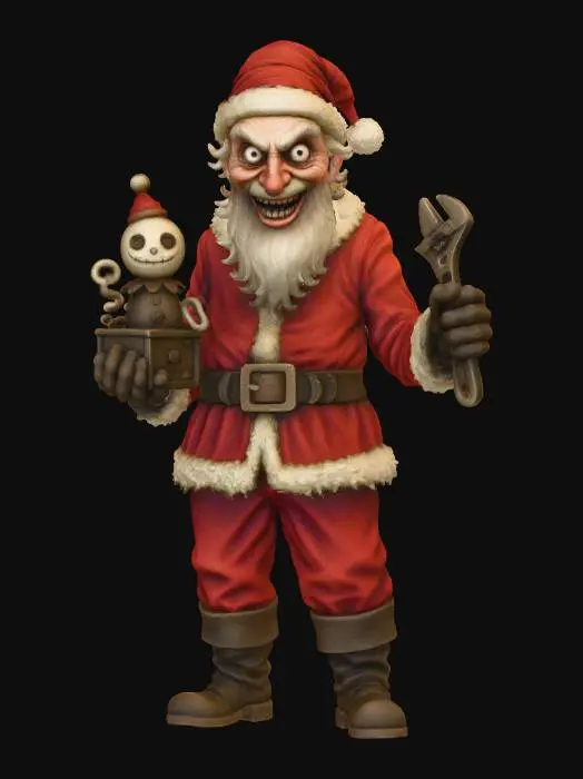 3D model for Twisted Santa's Workshop, #Christmas2025#