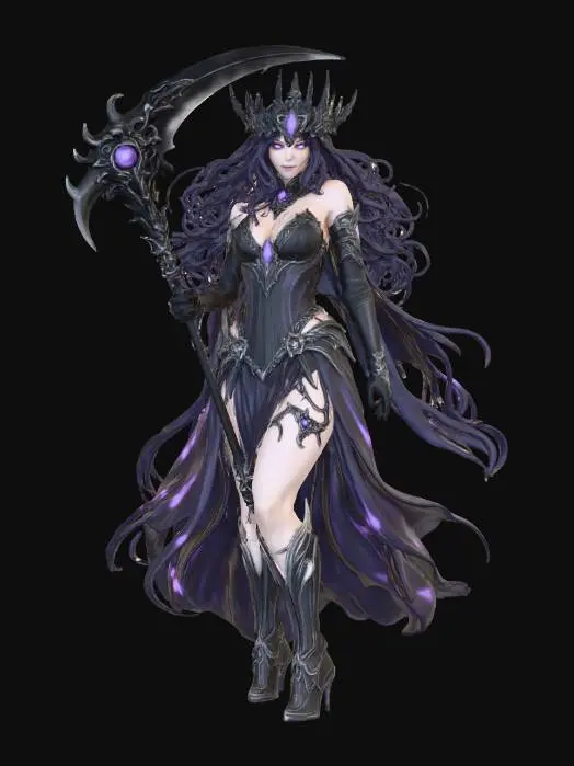 3D model for Eclipse Sorceress