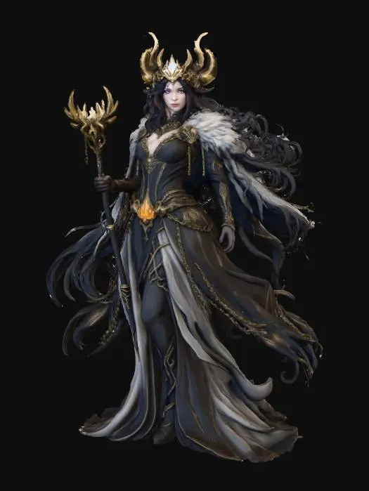 3D model for Sorceress of the Nether Realm, #Christmas2025#