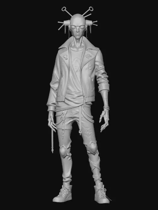 3D model for Cyborg Rebel