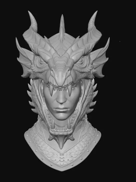 3D model for Prismatic Dragon Helmet