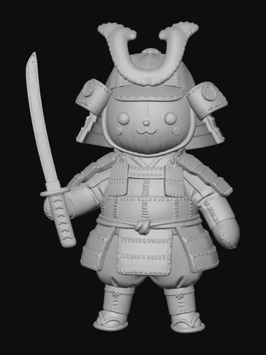 3D model for Patchwork Samurai