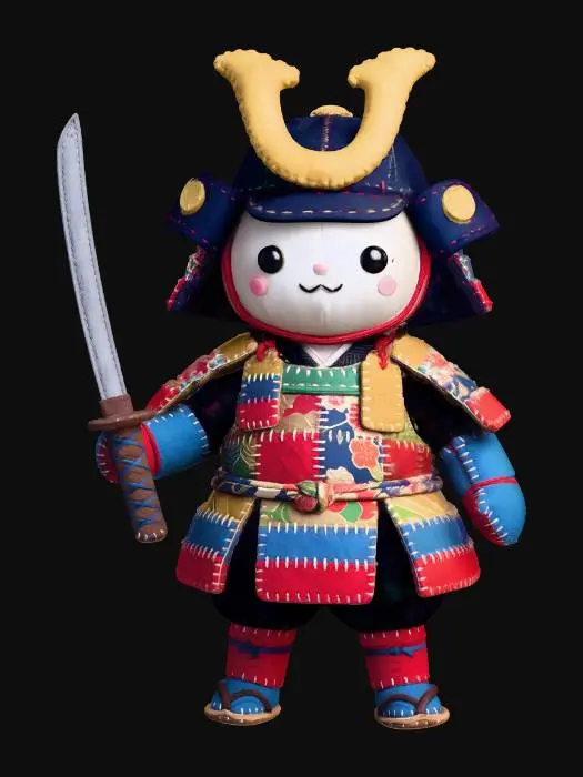 3D model for Patchwork Samurai