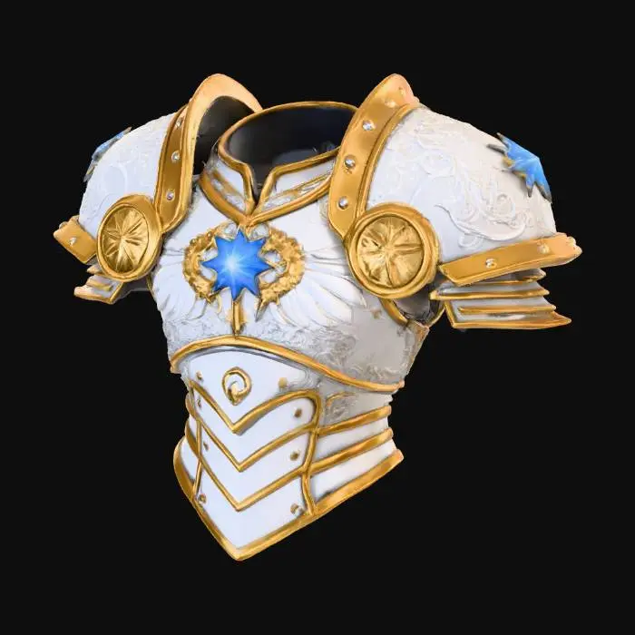 3D model for Celestial Armor