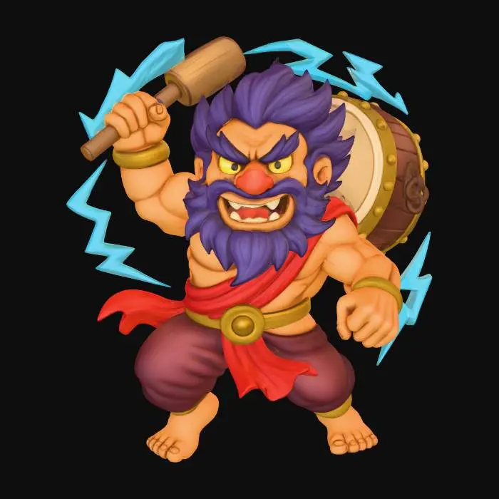 3D model for Thunderous Drum Warrior