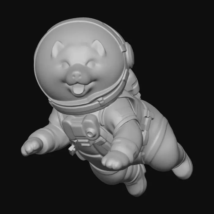 3D model for Cosmic Shiba in Space