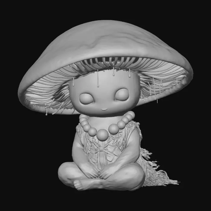 3D model for Nebula Mushroom Child