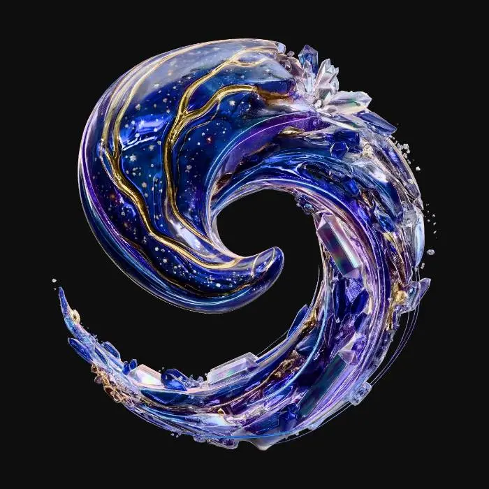 3D model for Celestial Crescent Spiral