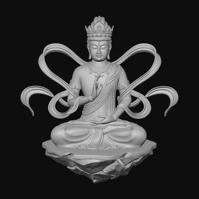 3D model for Cosmic Buddha