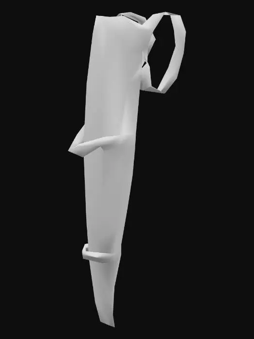 3D model for Einzelner Pfeilköcher aus Leder