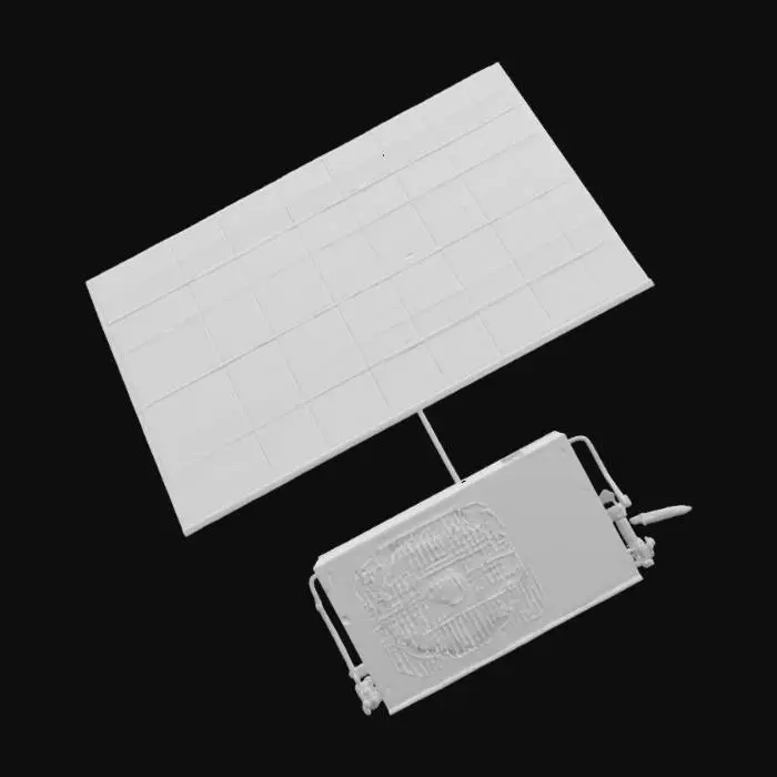 3D model for ImageToStl.com_Solar_Powered_AC_Syst_0714131500_texture