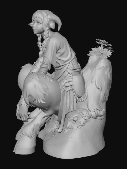 3D model for Braided Guardian Satyr