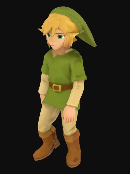 3D model for Adventurous Elf Hero