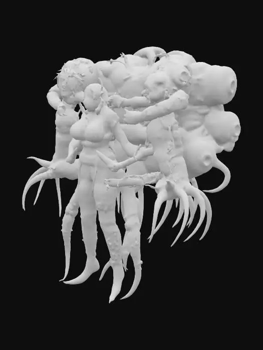 3D model for Cybernetic Goth Twins