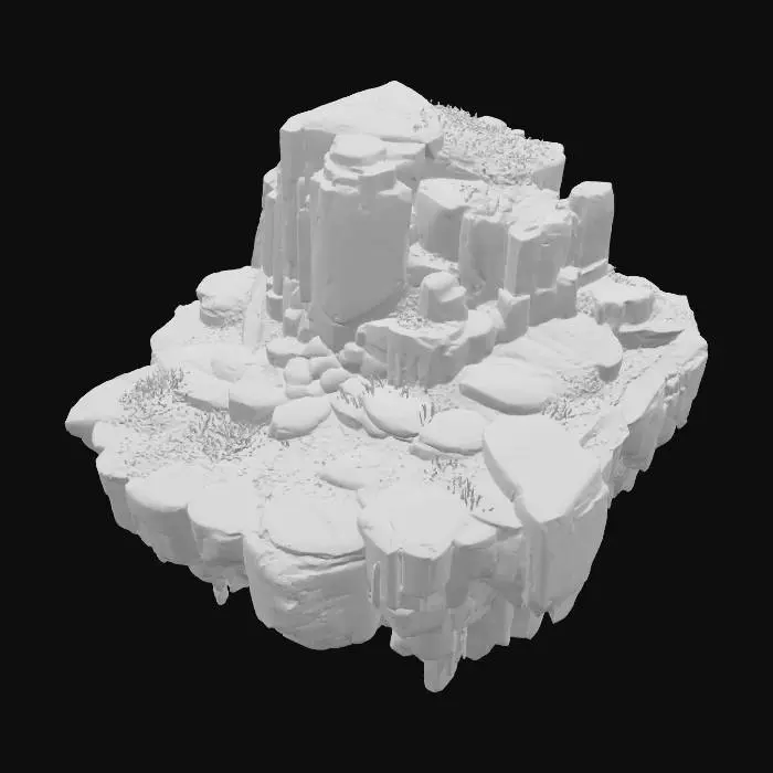 3D model for Floating Plateau
