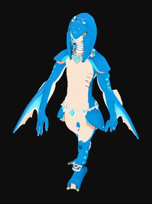 3D model for Zora Warrior