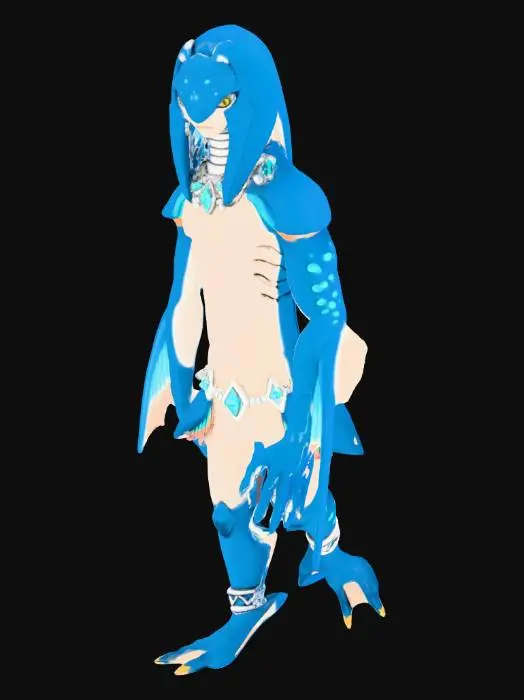3D model for Zora Warrior
