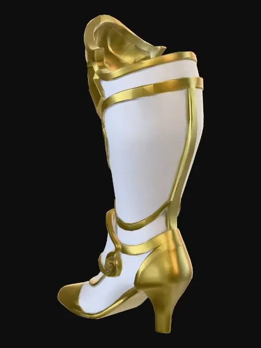 3D model for Gilded Knight Boot