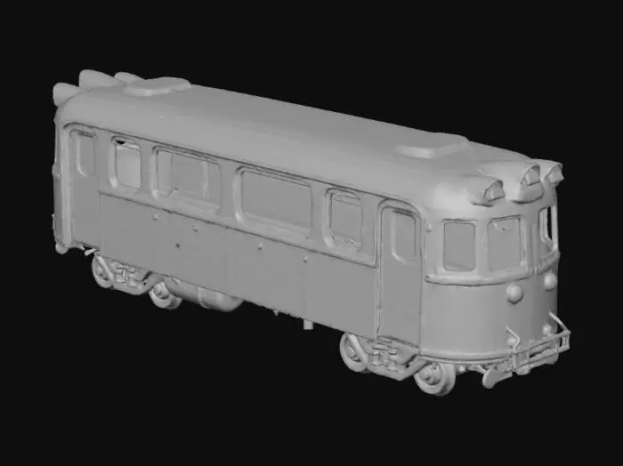 3D model for Yellow Mini Tram