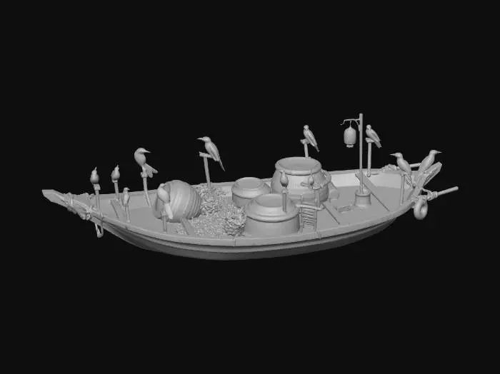 3D model for Cormorant Fishing Boat