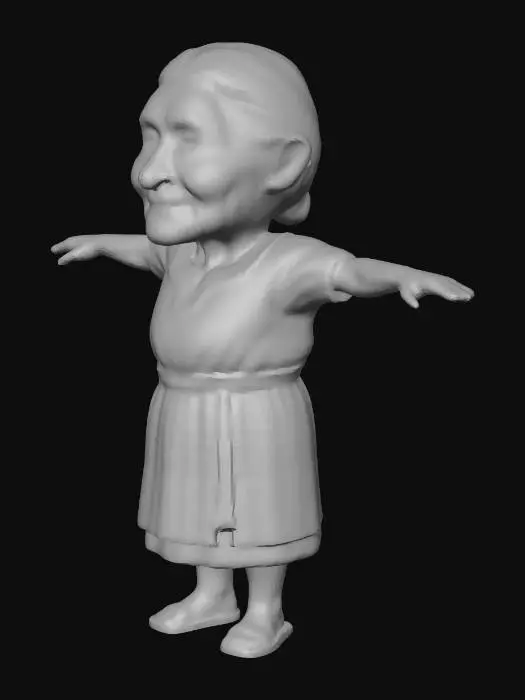 3D model for Grandmother with Open Arms
