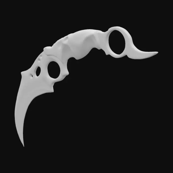 3D model for Dragon Fang Karambit
