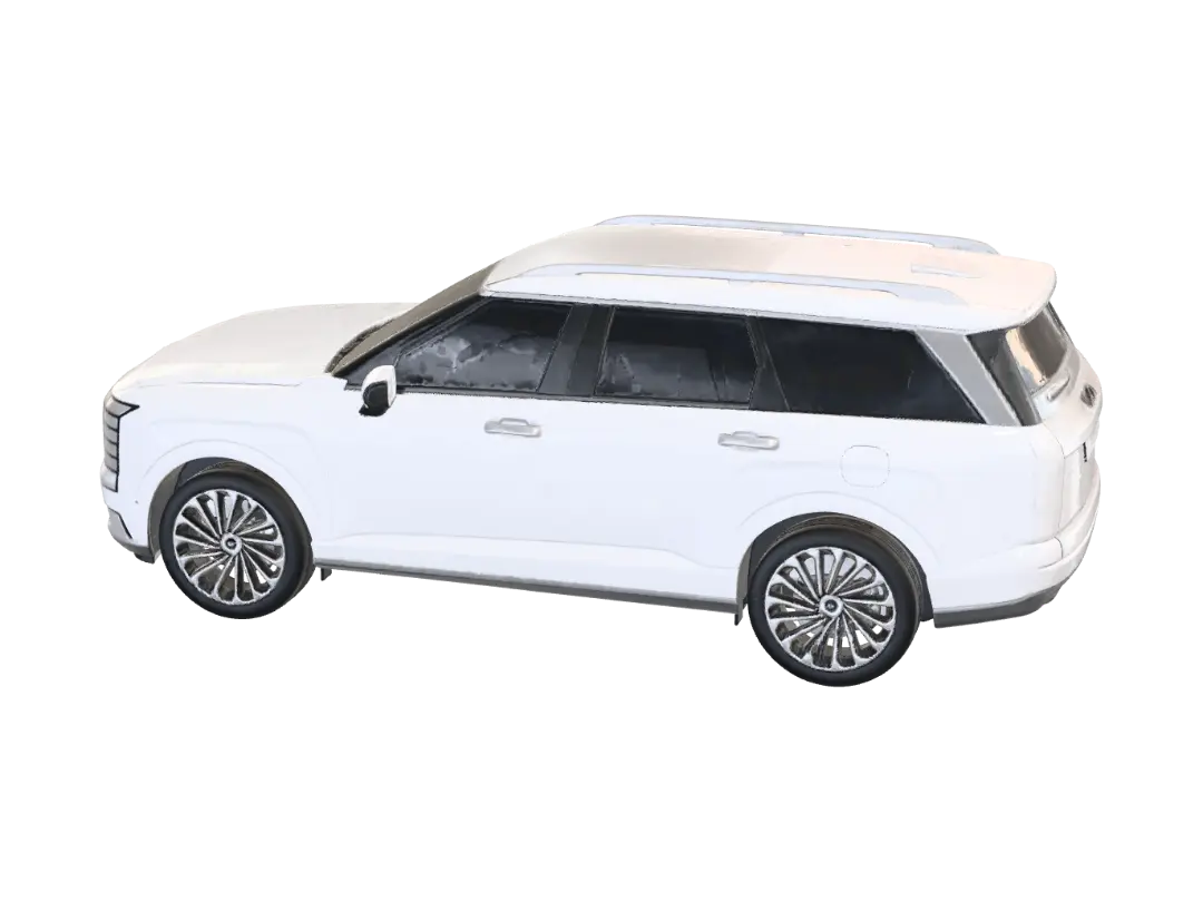 Palisade 2026 3D model, vytvořený pomocí AI