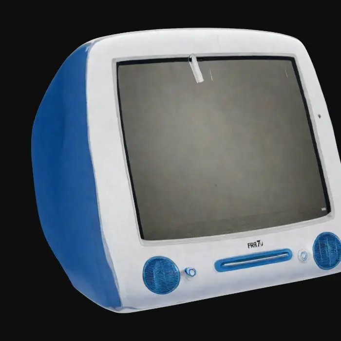 3D model for Blue iMac G3