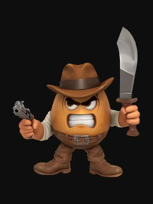 3D model for Eggventurer