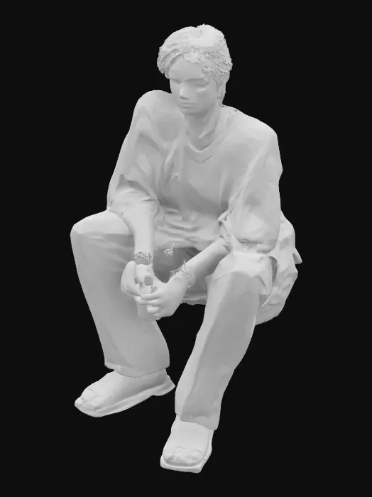 3D model for Thoughtful Moment