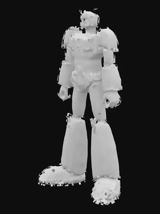 3D model for Mecha Warrior