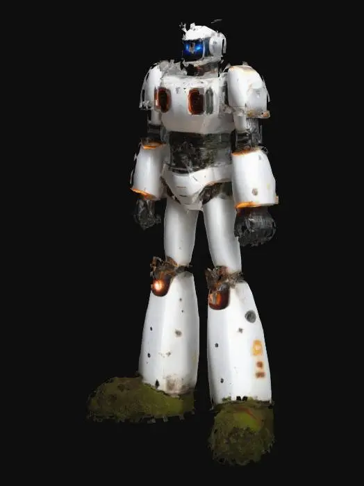 3D model for Mecha Warrior