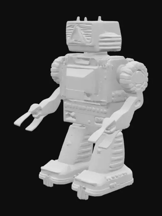 3D model for Retro Robot Warrior