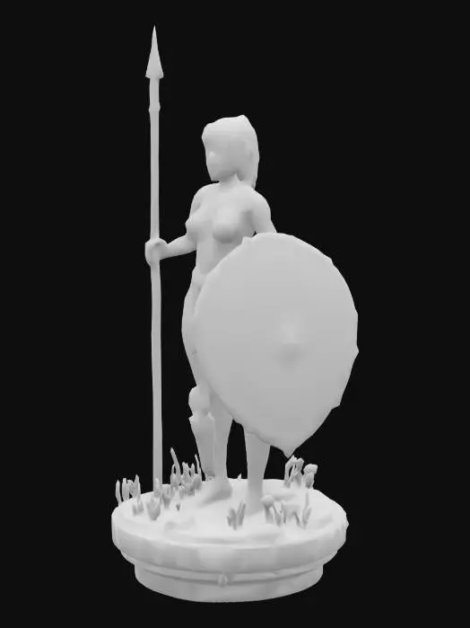 3D model for Warrior Maiden #emblem#