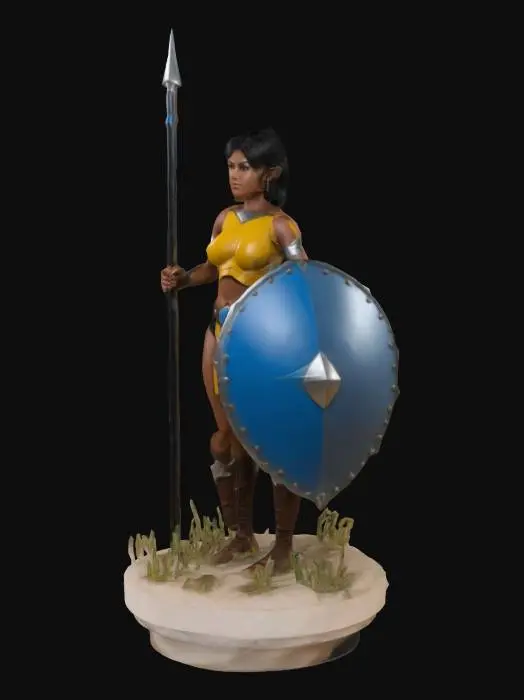 3D model for Warrior Maiden #emblem#
