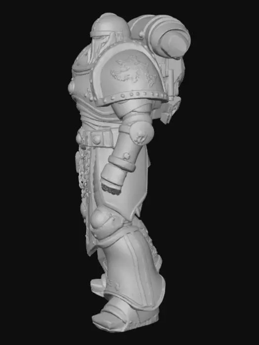 3D model for crea uno space marin di warhammer