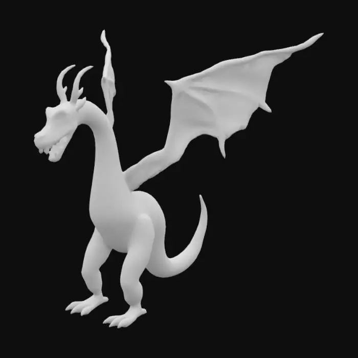 3D model for Green Winged Dragon