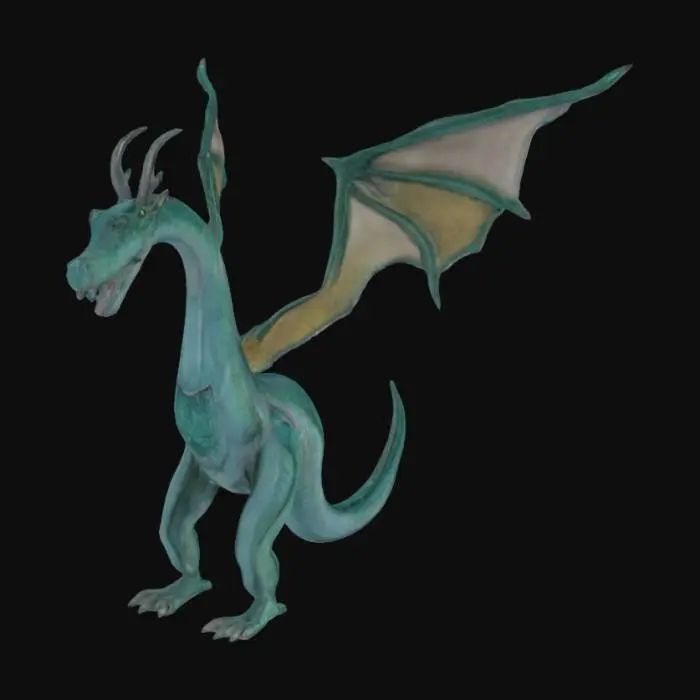 3D model for Green Winged Dragon