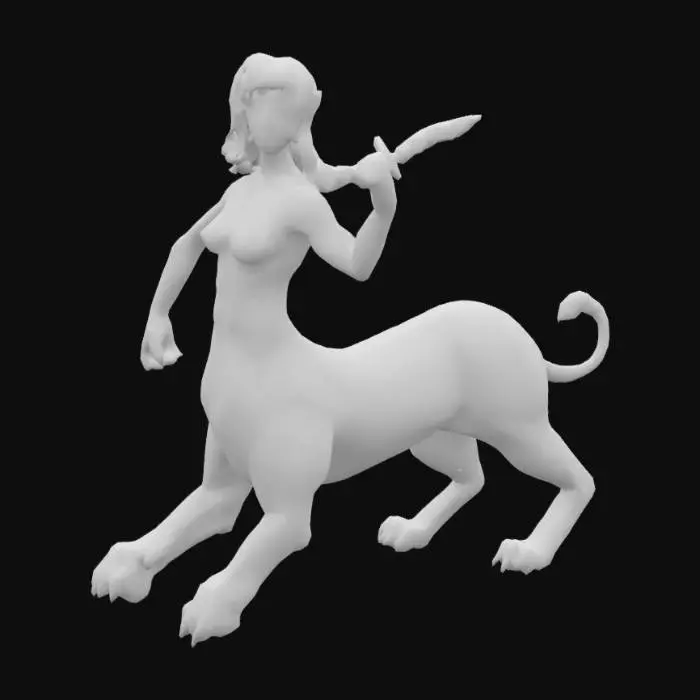 3D model for Mystical Centaur Warrior