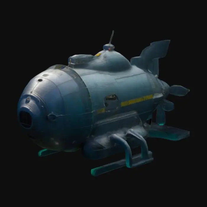 3D model for Submarine Explorer, #ocean#