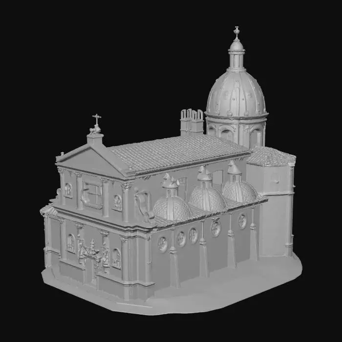 3D model for Cathedral at Night
