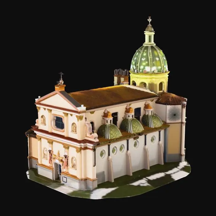 3D model for Cathedral at Night