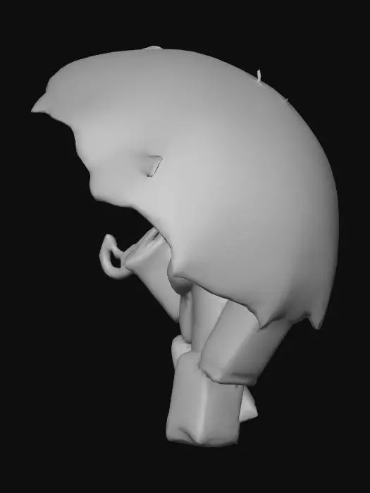 3D model for Sans in the rain