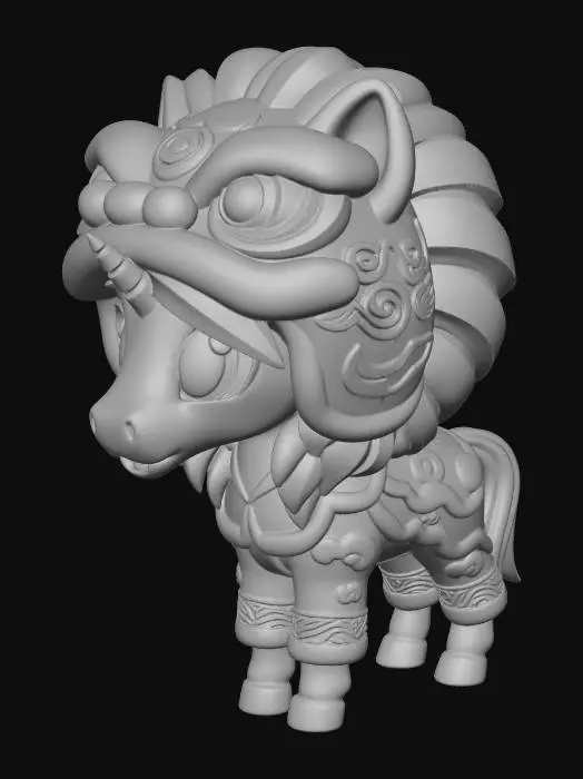 3D model for Lion Unicorn Magic