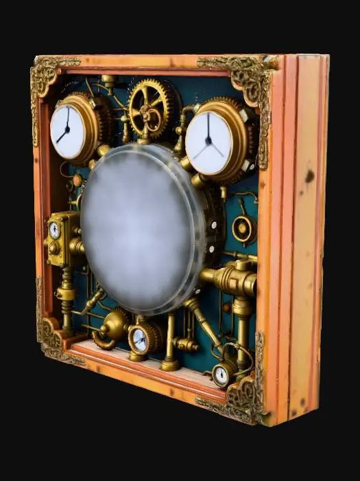 3D model for Steampunk Timepiece Mechanism