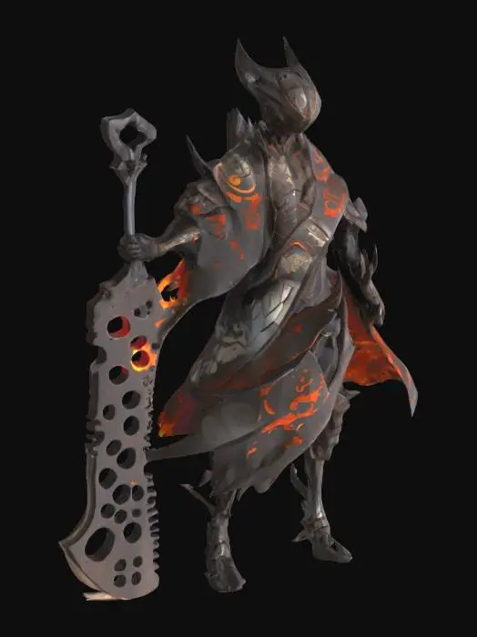 3D model for Infernal Warrior