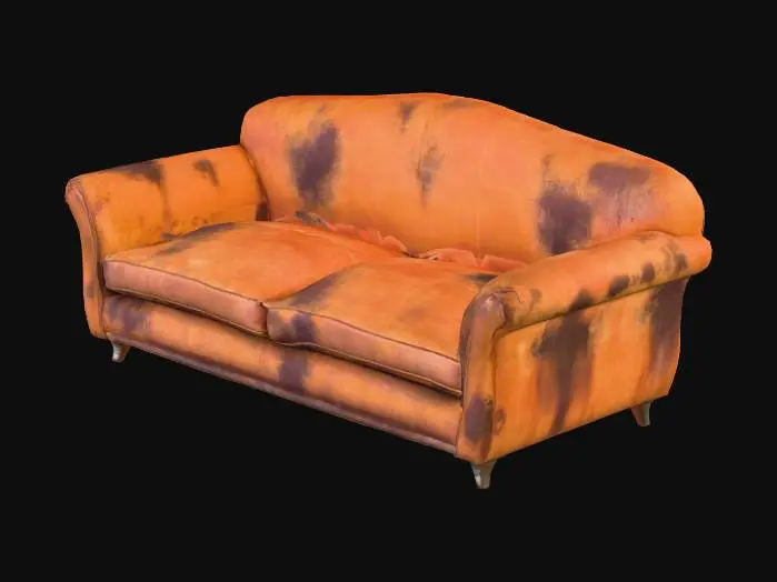 3D model for Grimy Sofa