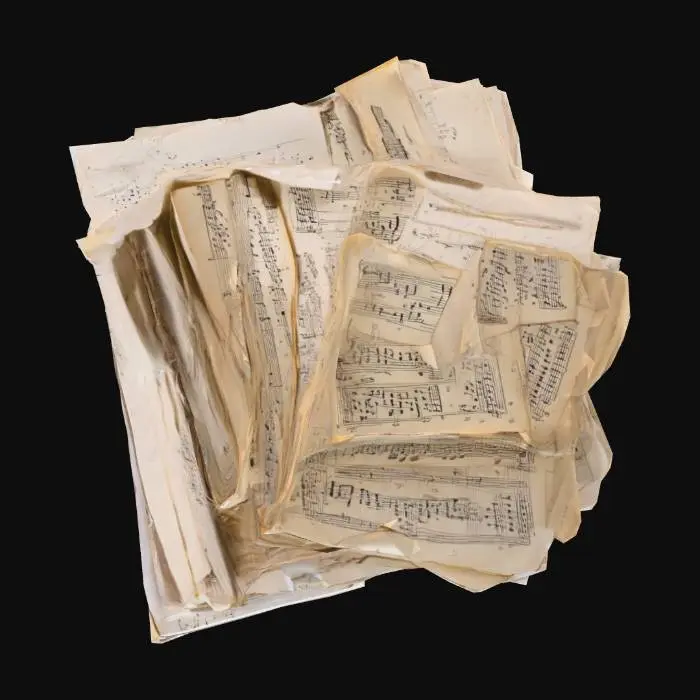 3D model for Sheet Music Collection
