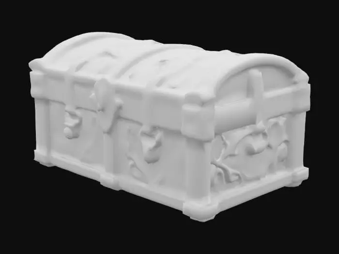 3D model for Antique Treasure Chest