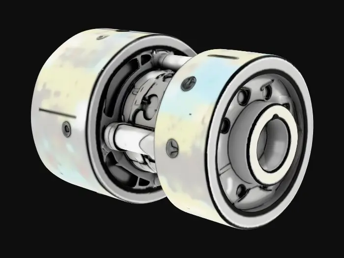 3D model for Engine Component Sketch
